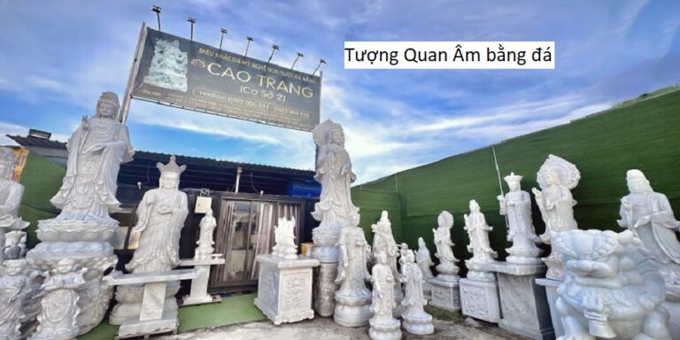 Tượng Quan Âm bằng đá